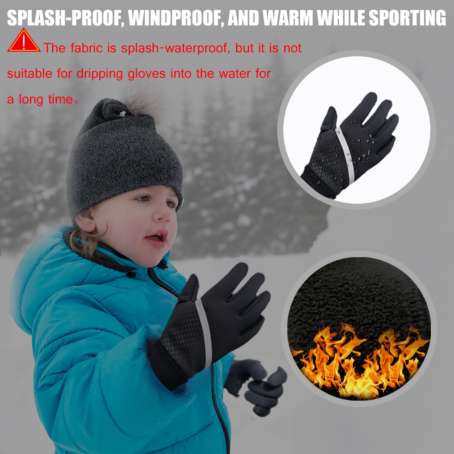 Gloves Touchscreen Gloves - Winter Warm Cold Weather Gloves Touch Screen view 5