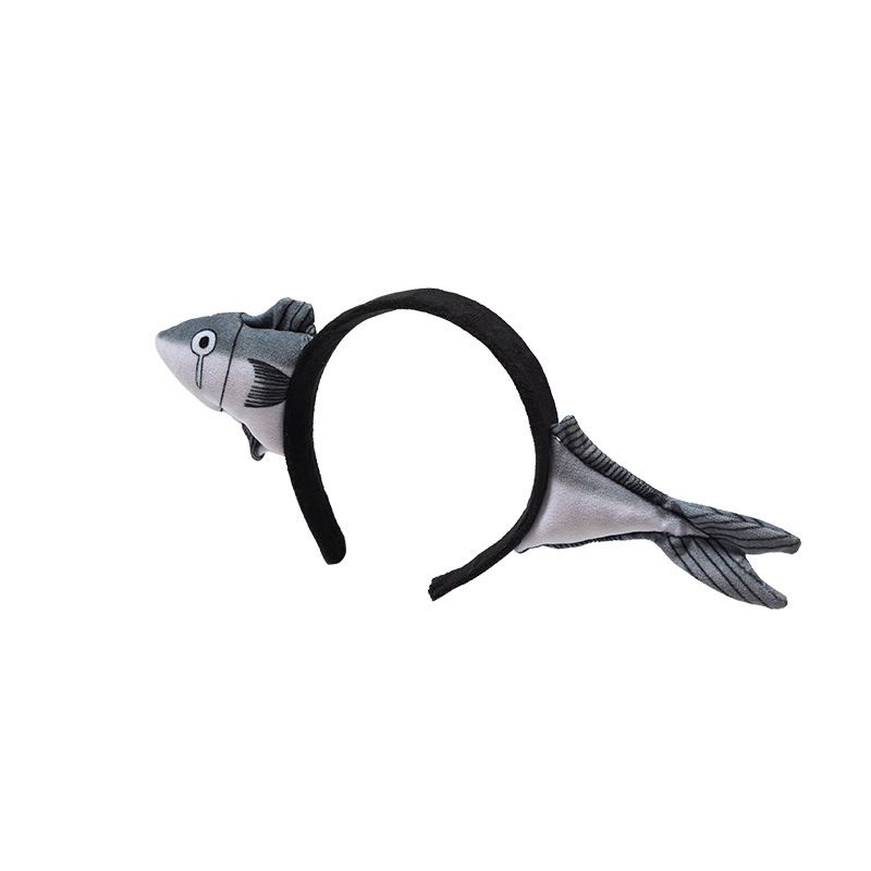 Salted Fish Headband Women Funny Salted Fish Hairband Makeup Headband Wash