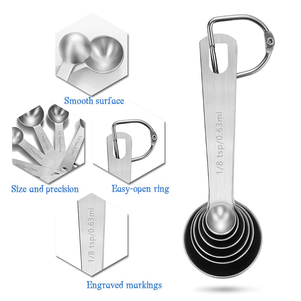 18/8 Stainless Steel Measuring Spoons view 3