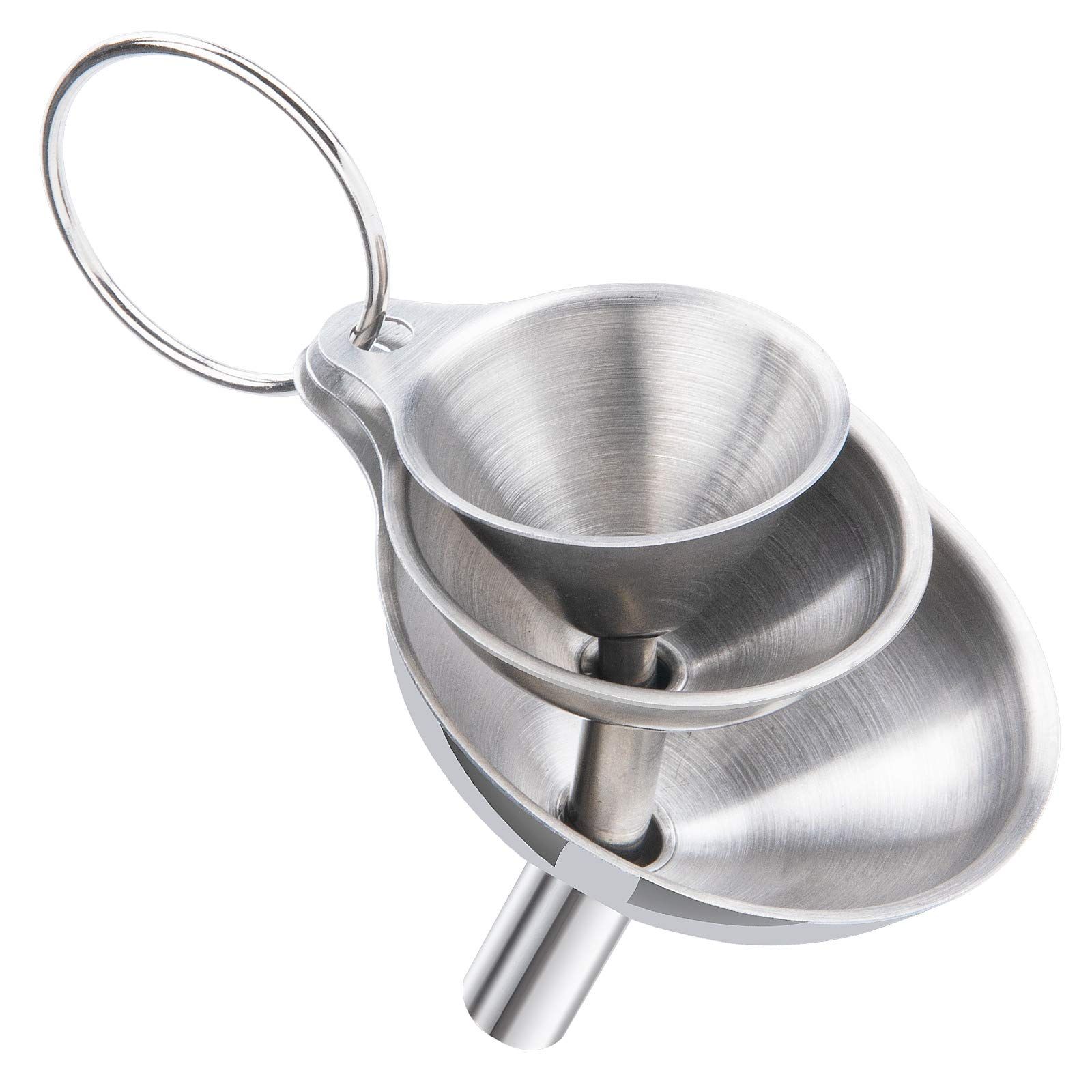 Funnel, 3pcs Small Funnels for Filling Bottles, Kitchen Funnels for Filling — image 1
