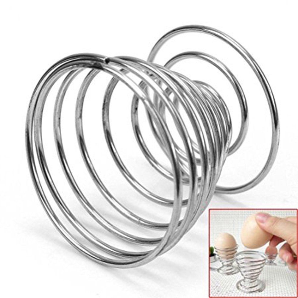Steel Egg Tray Egg Cup Boiled Eggs Holder Stand Storage Sponge Blender Holder view 2