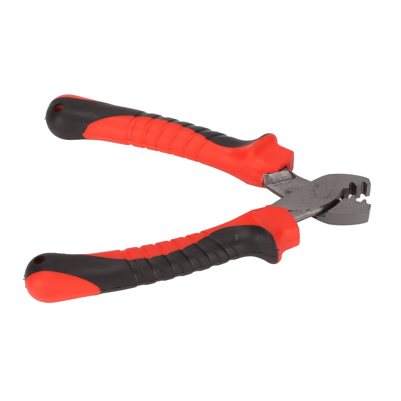 Fishing Crimping Plier, Fast Cutting Ergonomic Rubber Handle Carbon Steel view 3