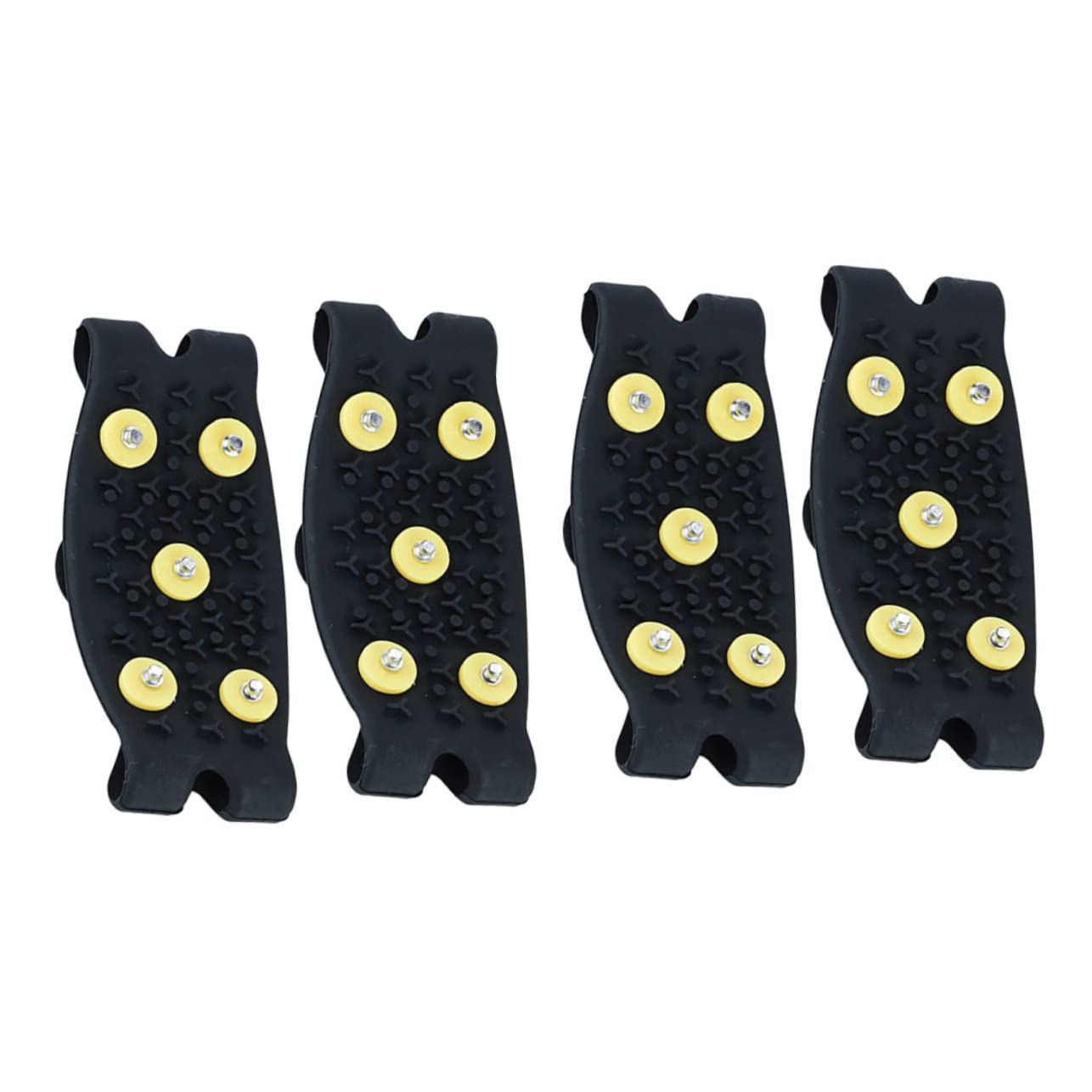 2 Pairs Non-Slip Shoe Covers for Walking on Ice Shoe Grippers for Ice Climbing — image 1