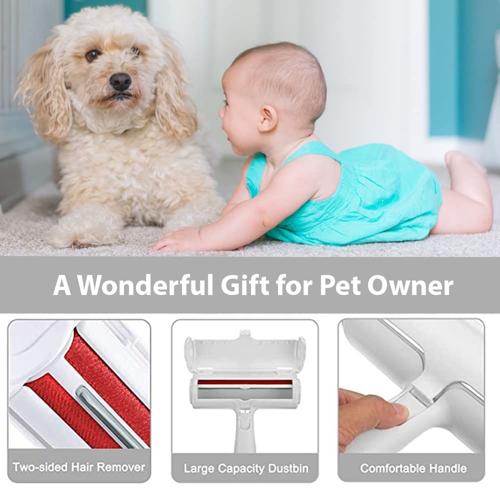 Couch Pet Hair Removal Tool and Roller - Reusable view 5