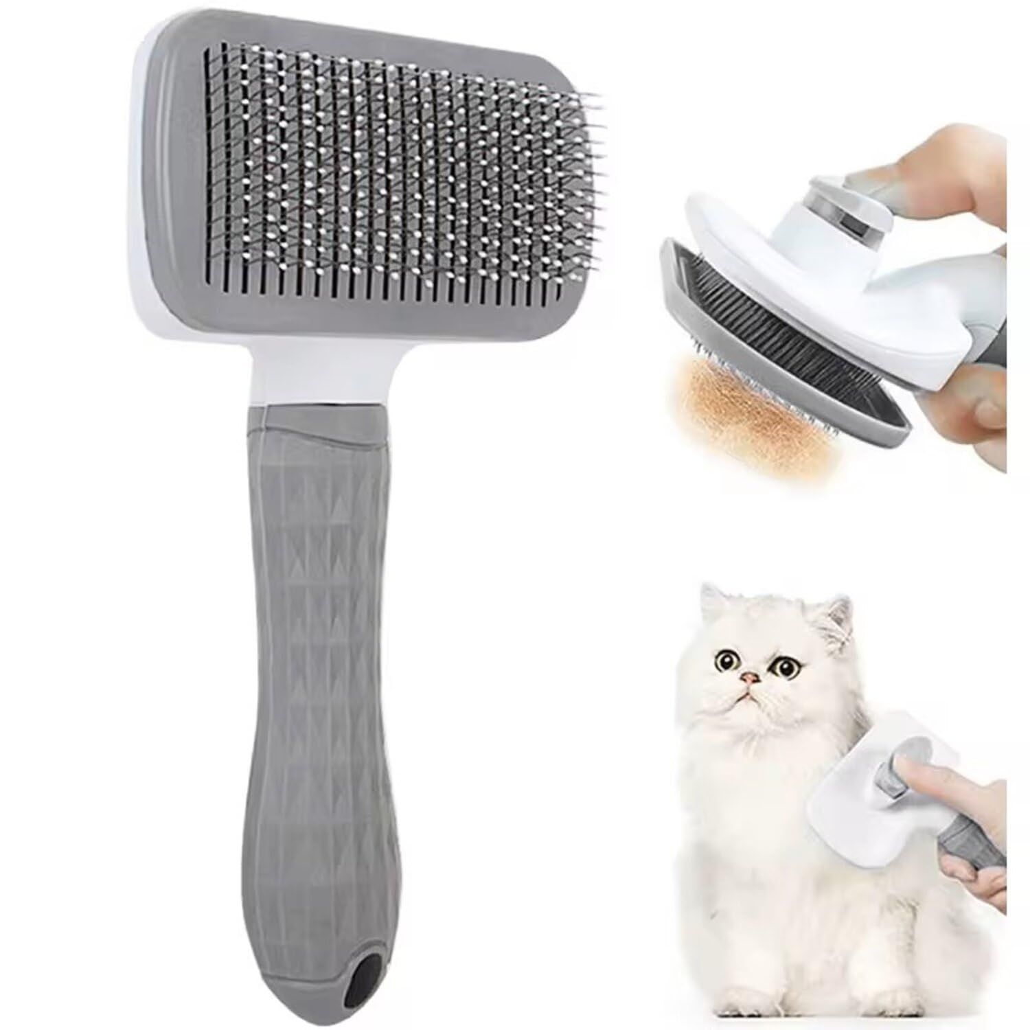 Cat grooming brush, Cat fur brush, Pet hair brush, Dog grooming brush, Dog