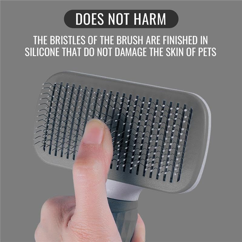 Cat grooming brush, Cat fur brush, Pet hair brush, Dog grooming brush, Dog view 3