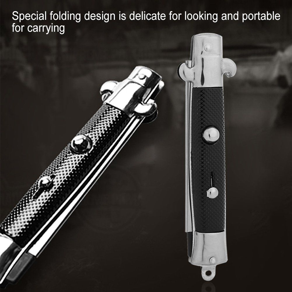 Hair Comb Oil Hair Styling Spring Comb Automatic Pocket Folding Push Button view 5