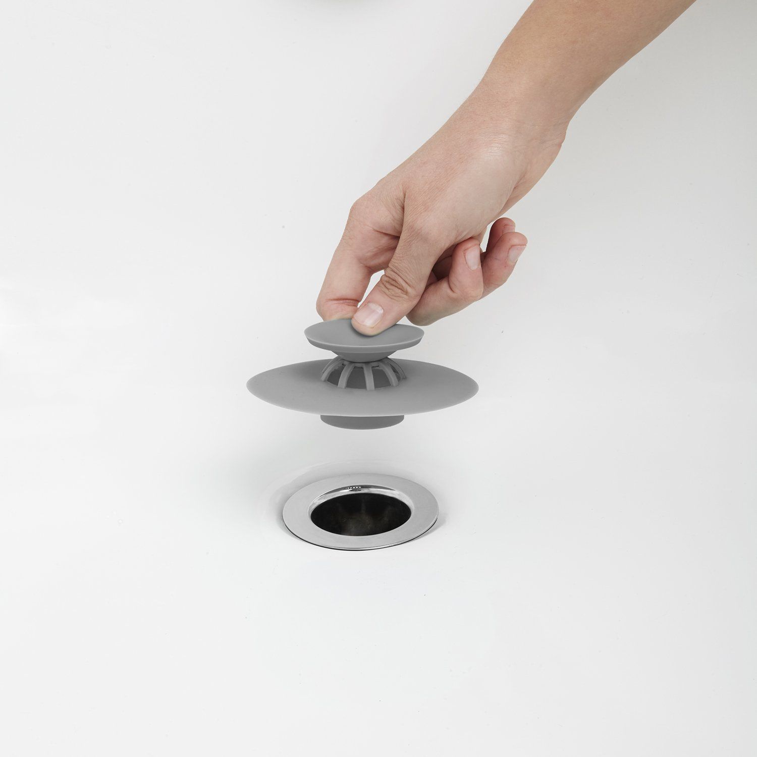 Hair Trap Hair Catcher Bathtub Drain Stopper Protectors Cover Easy to Install — image 1