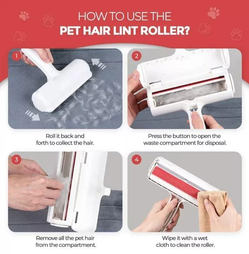 Pet hair removal refresh type dog hair removal comb sofa rubber brush cat and view 2