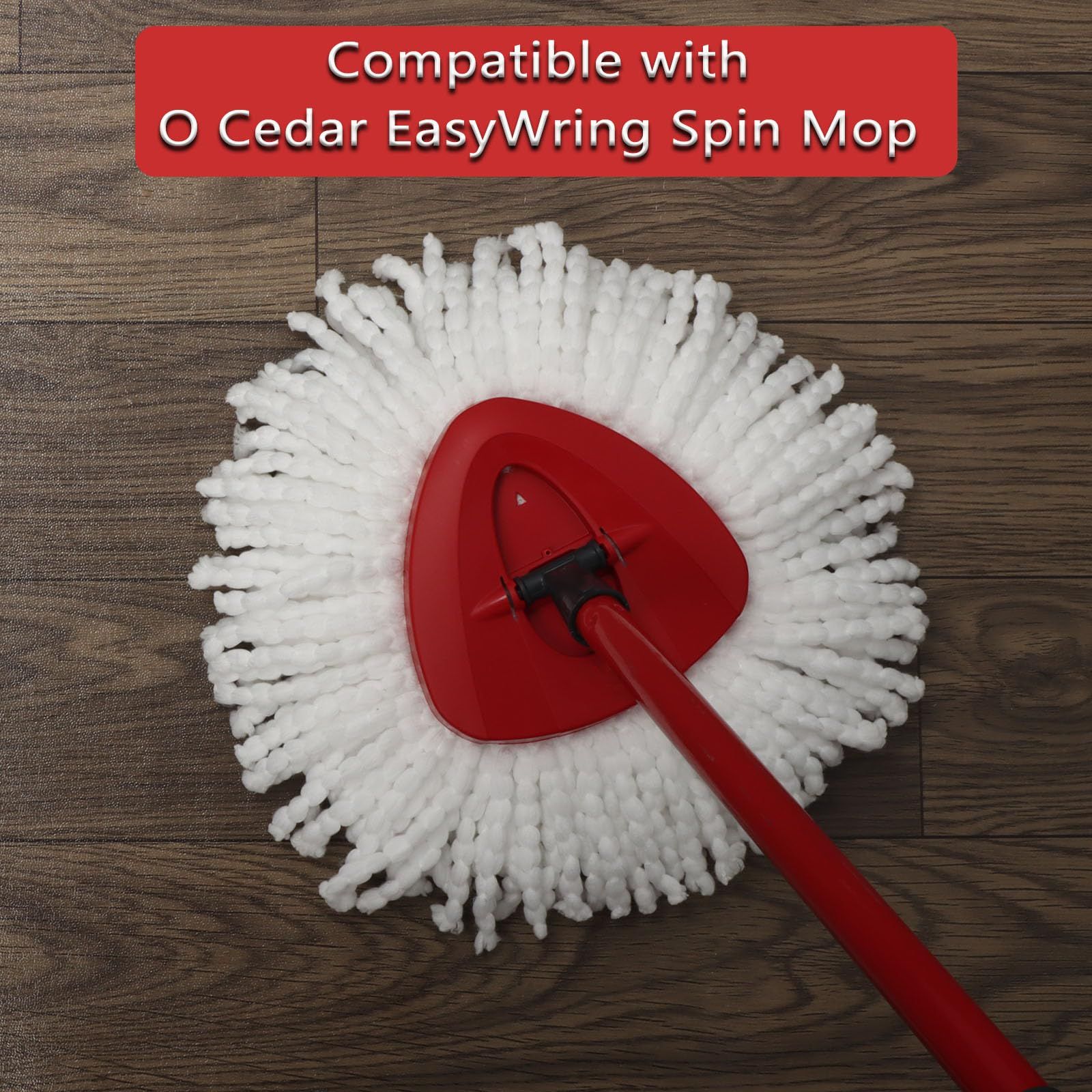 Corner mop head, ultra-fine fiber, 360 degree rotating mop accessory view 4