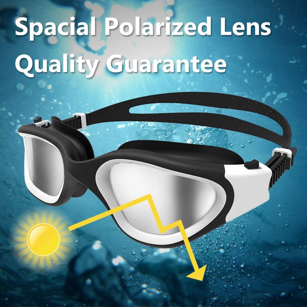 Swimming Goggles Comfortable UV Protection Anti-Fog for Adults Men Women Kids view 2