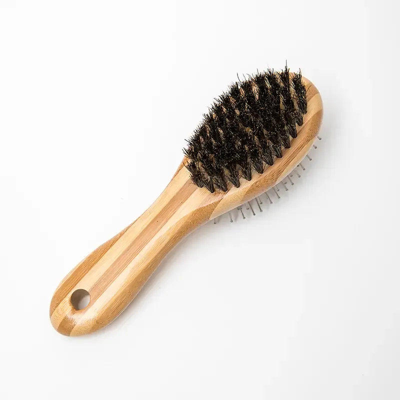 Bamboo double-sided comb
