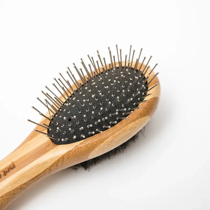 Bamboo double-sided comb view 3