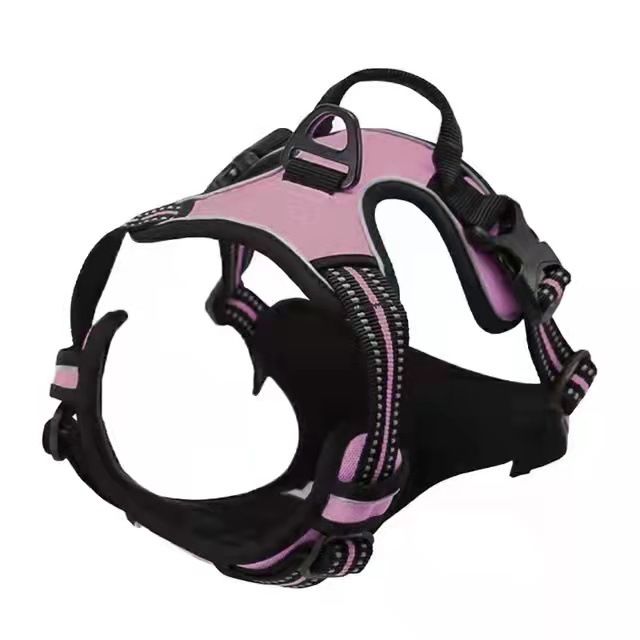 No-Pull Pet Harness with 2 Leash Clips view 5