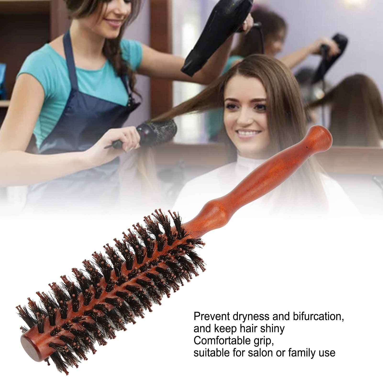 Hairdressing Brushes, Curling Styling Hair Brush with High Temperature view 2