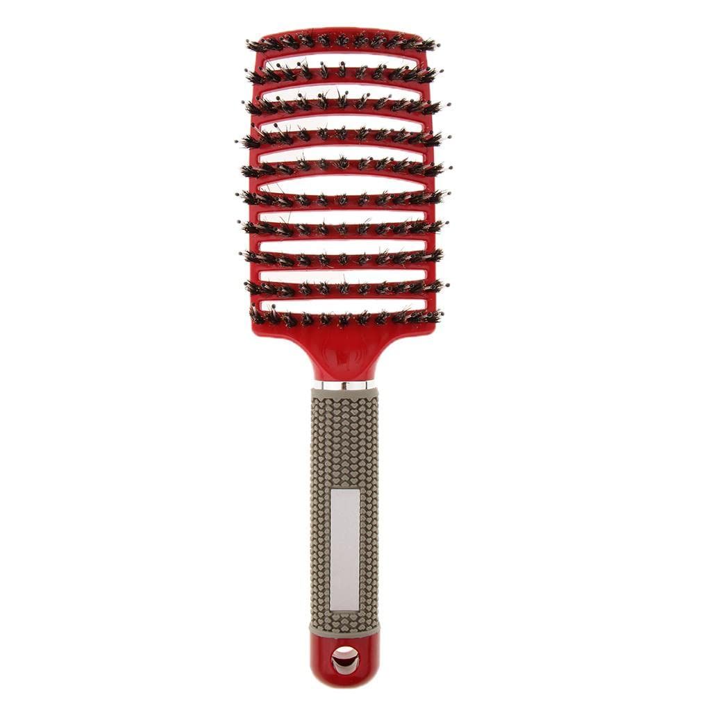 Women Hair Scalp Massage Comb Bristle Nylon Hairbrush Wet Curly Detangle Hair