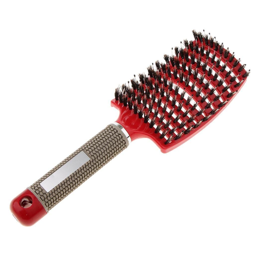 Women Hair Scalp Massage Comb Bristle Nylon Hairbrush Wet Curly Detangle Hair view 2