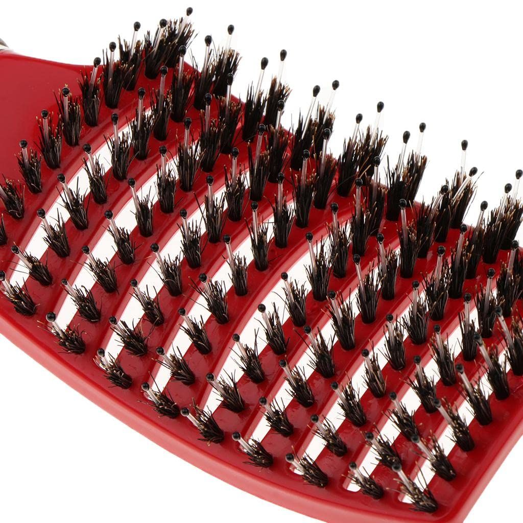 Women Hair Scalp Massage Comb Bristle Nylon Hairbrush Wet Curly Detangle Hair view 5