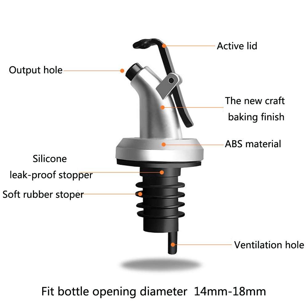 3 Pcs Leak-proof Cap Olive Oil Dispenser Bottle Designed for Oil view 2