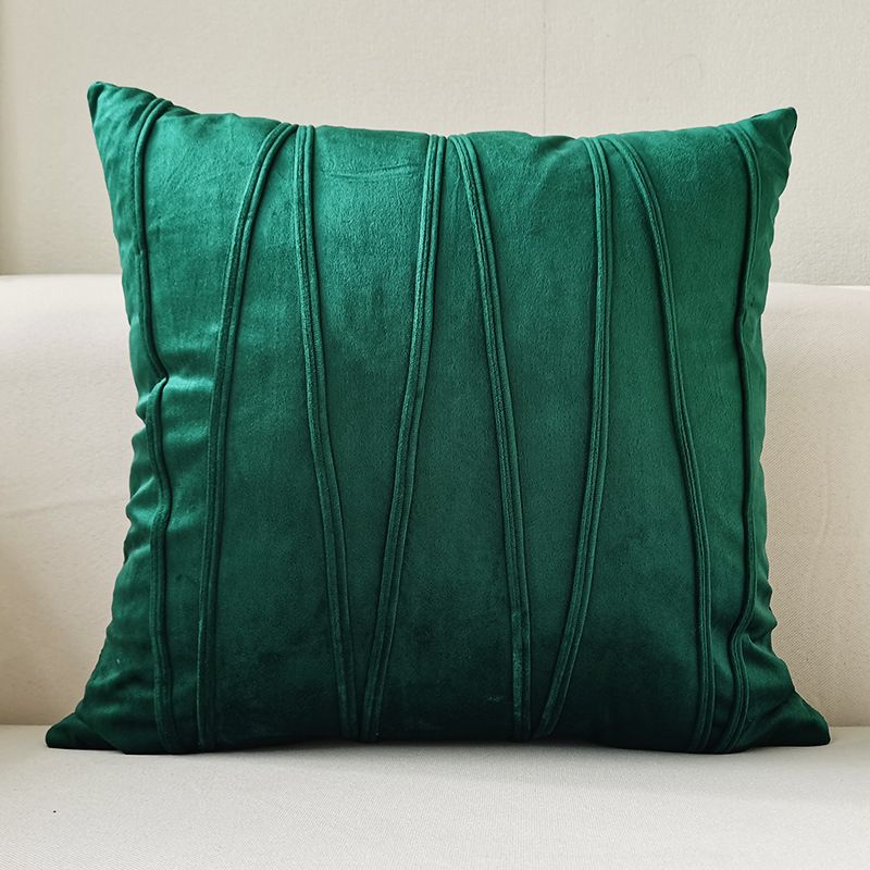 Pack of 2 Striped Velvet Throw Pillow Covers Modern Decorative Couch Throws — image 1