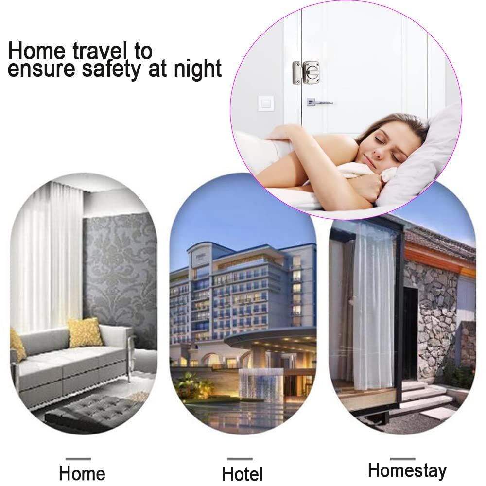 Night Latch Two-Way Swivel Security Door Lock Bolt view 3