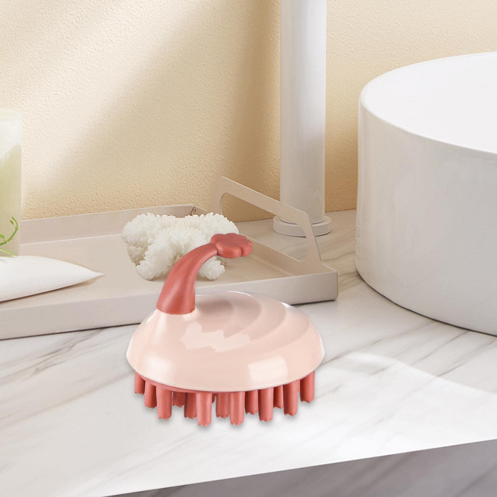 Gentle Scalp Massage Brush for Deep Exfoliation and Hair Bristles view 4