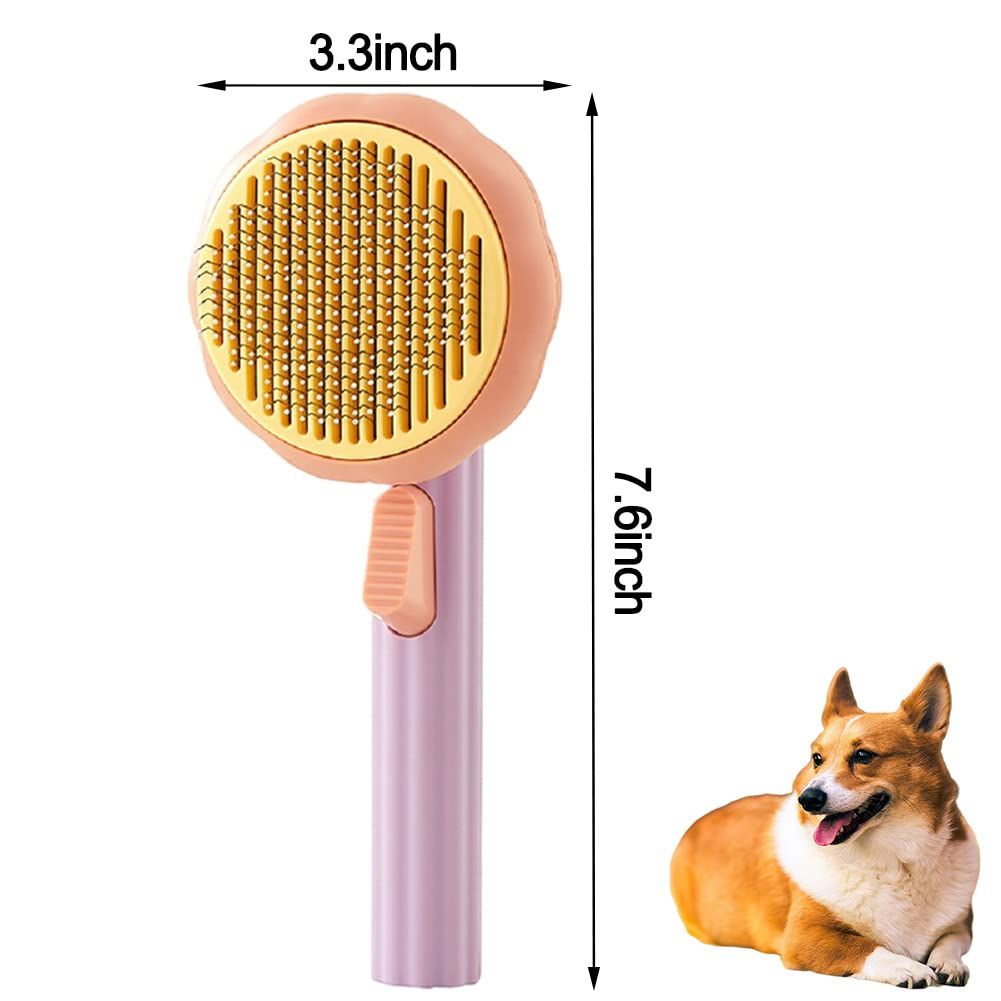 Cat Brush with Release Button view 4