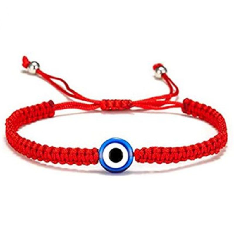 6 Pcs Evil Eye Bracelets Handmade Braided Rope Matching Bracelet Adjustable view 3