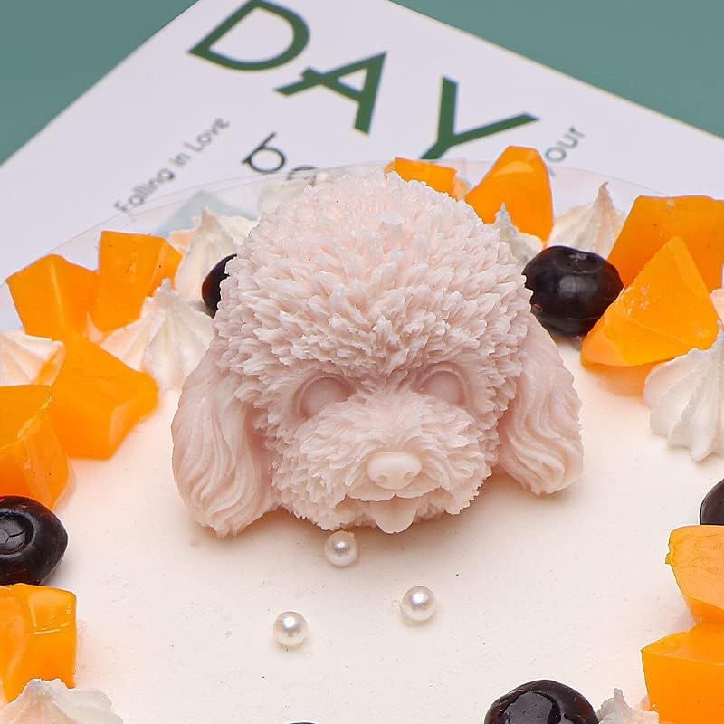 Teddy Head Mold Teddy Dog Mold Dog Silicone Mold for Resin Dog Soap Mold Cake view 2