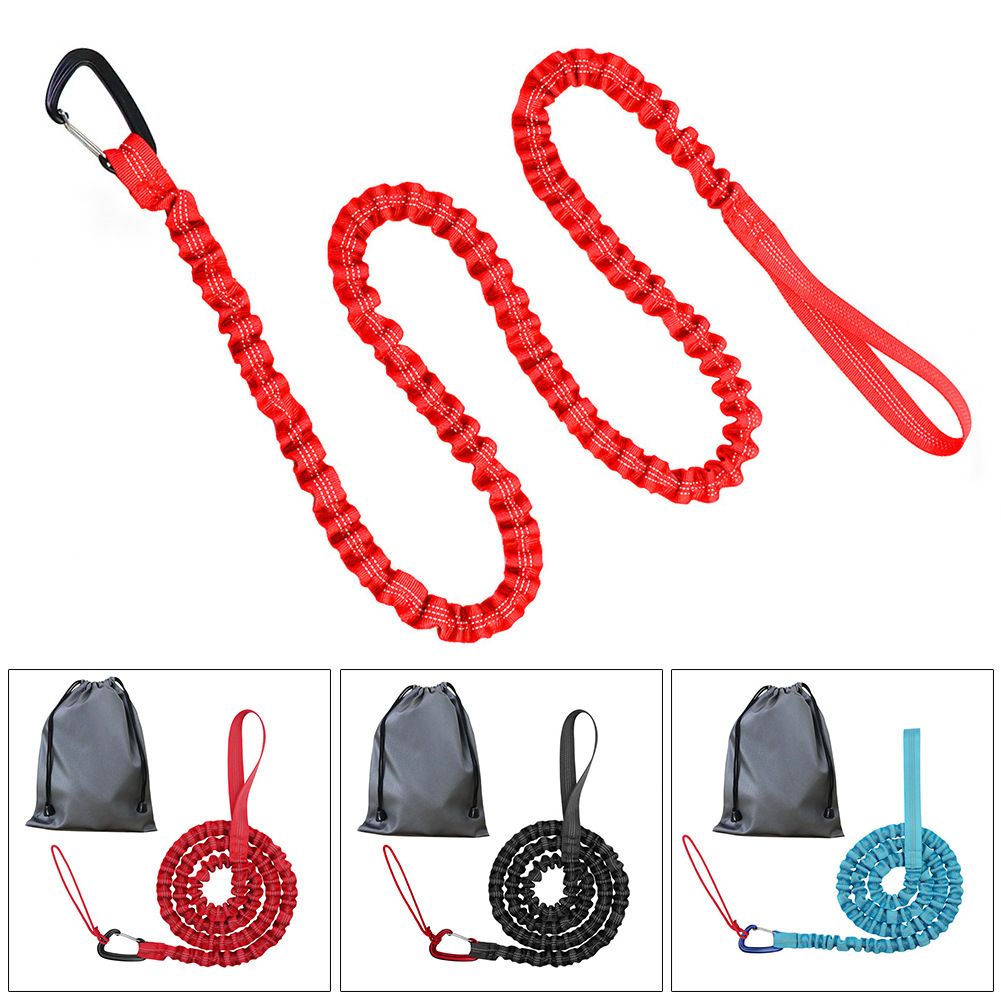 3pcs Belt Strap Mountain Bike Parent-Child Pull Reflective Traction Portable view 4