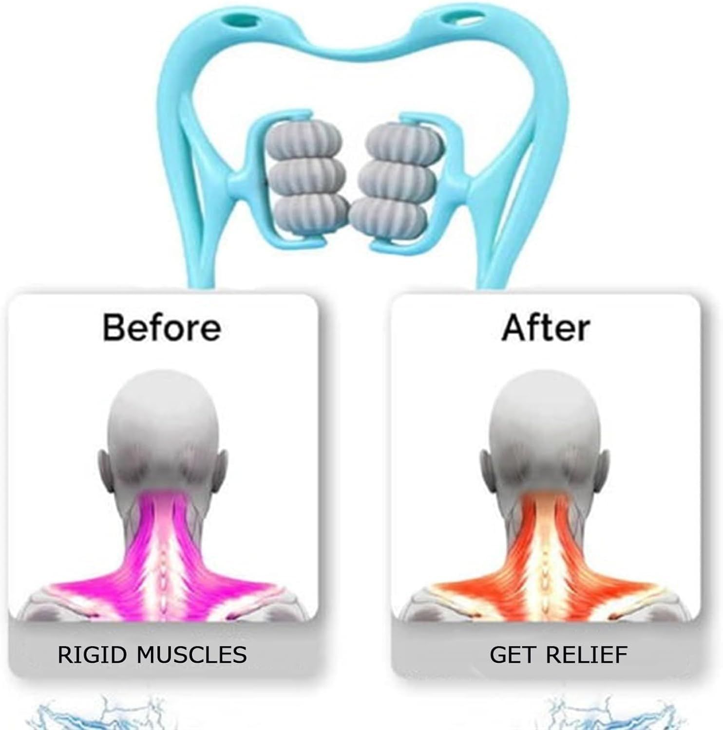 Massage Roller, Neck Massager, Neck Bud Massage Roller, Handheld Neck Roller view 4