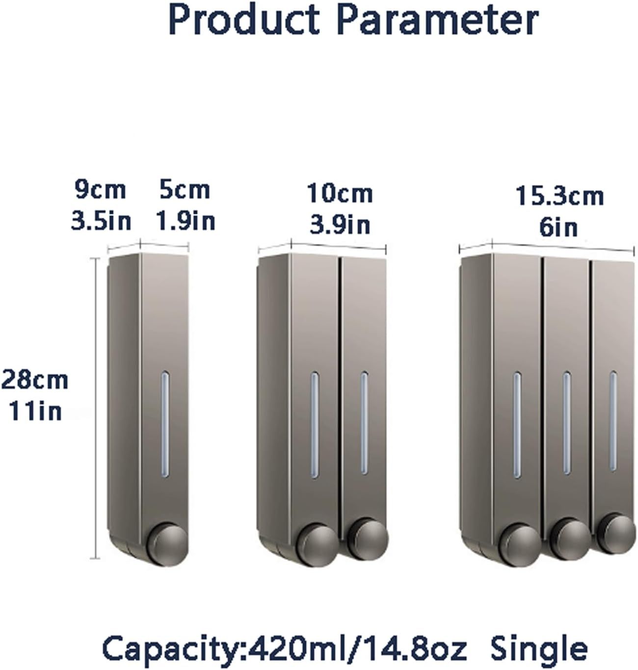Liquid Soap Dispenser Wall Mount