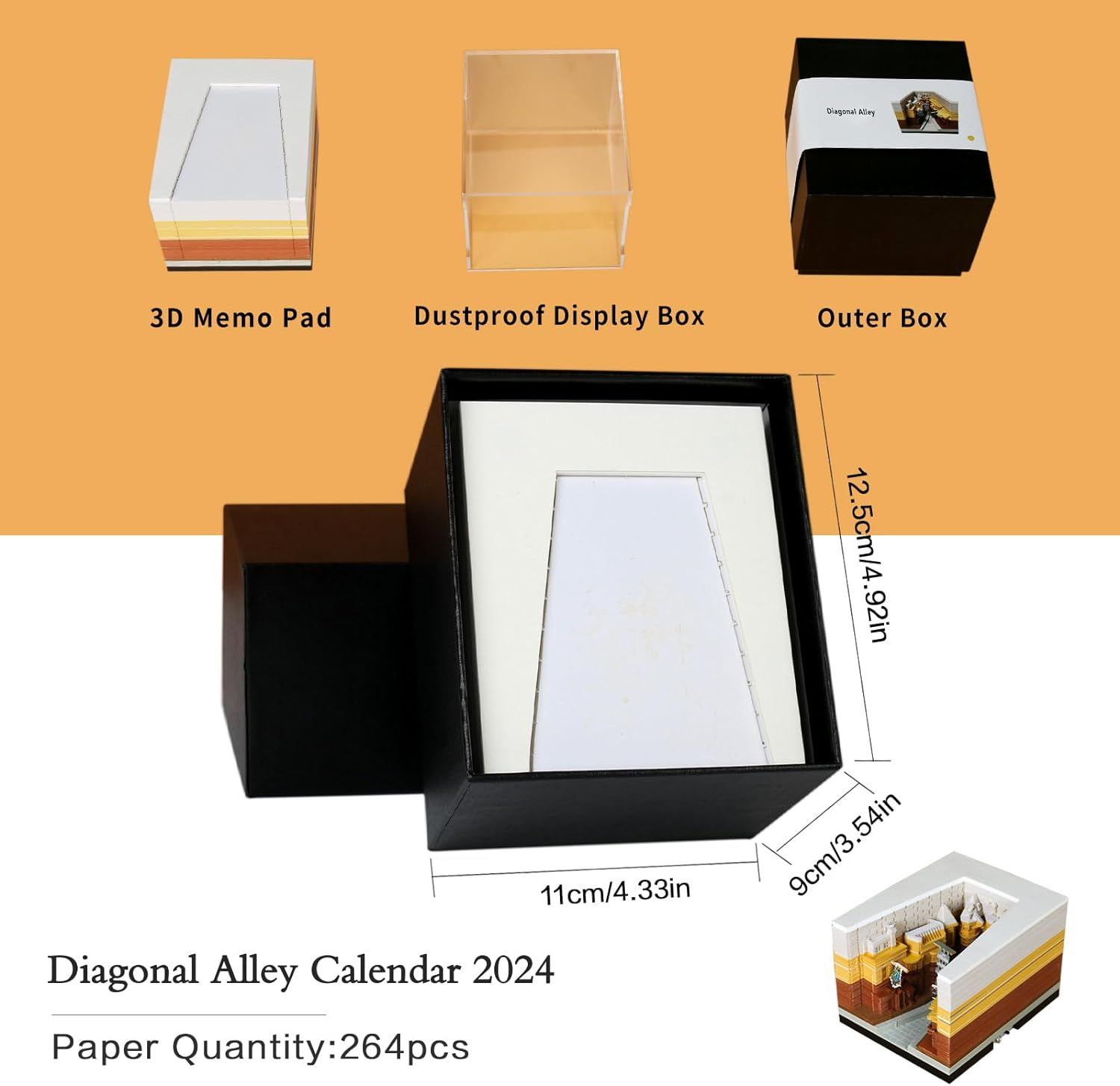 2024 Piece Calendar Memo Pad view 3