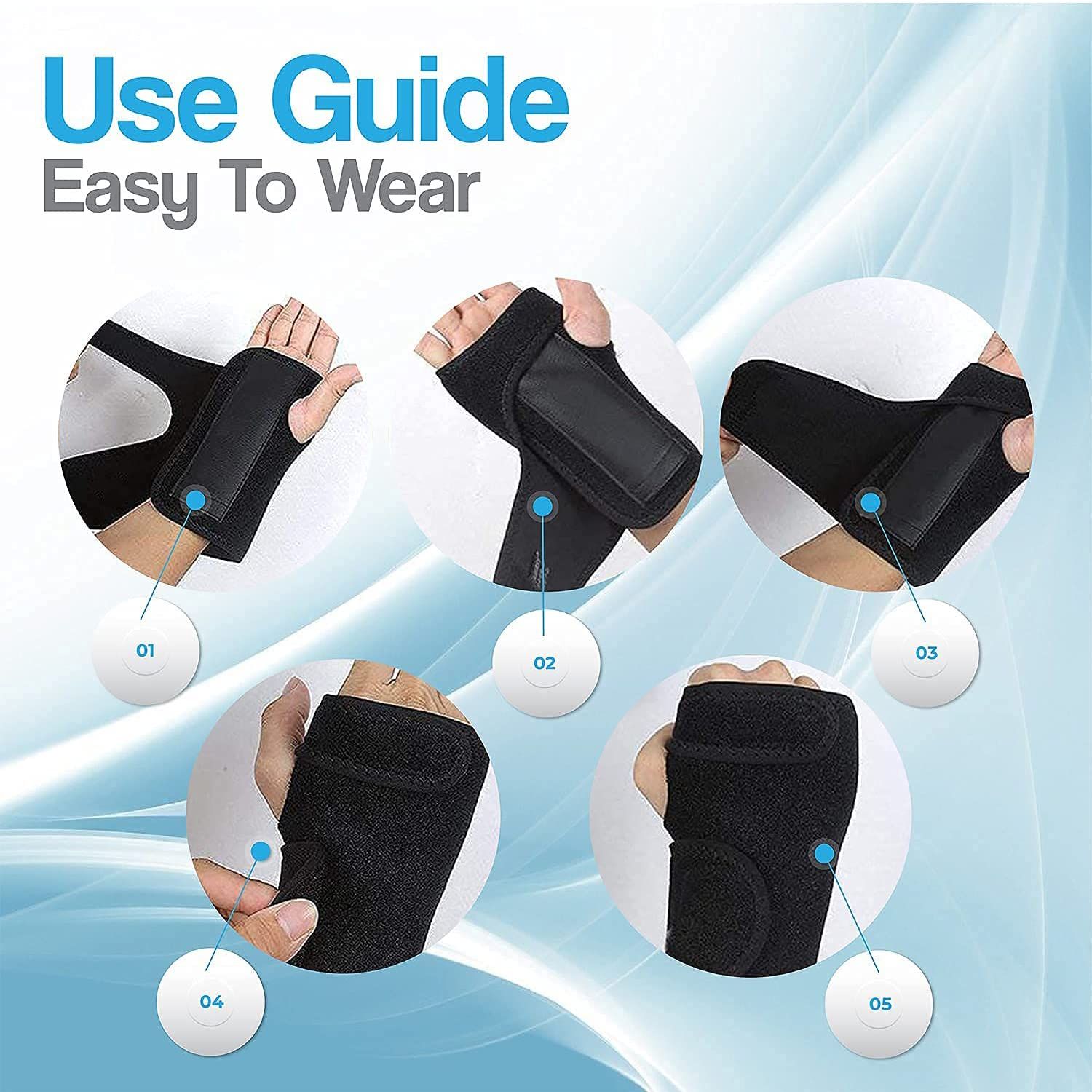 Carpal Tunnel Wrist Splint Support view 3