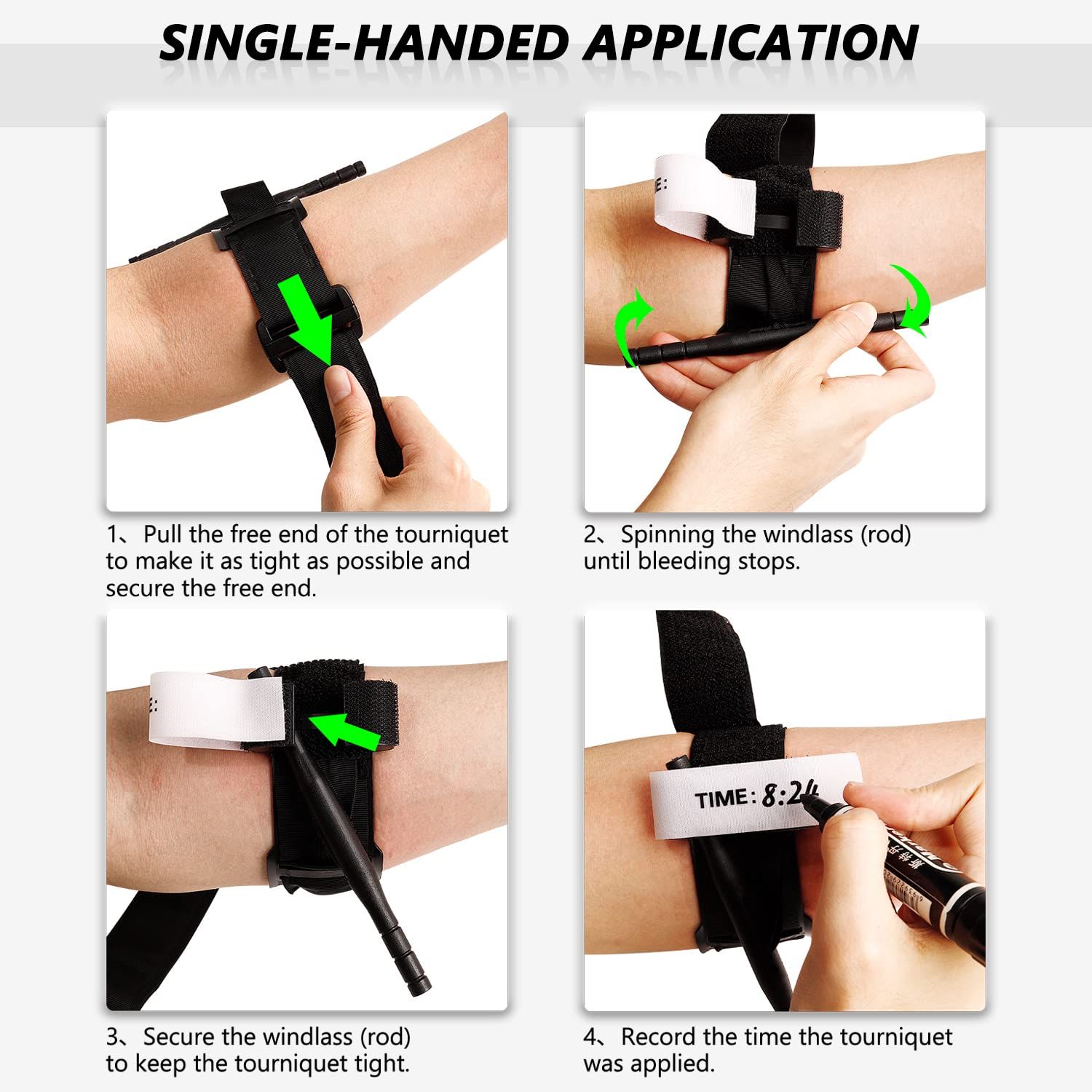 Tourniquets, Military Emergency Tourniquets for Combat, Tactical Hemostatic view 4