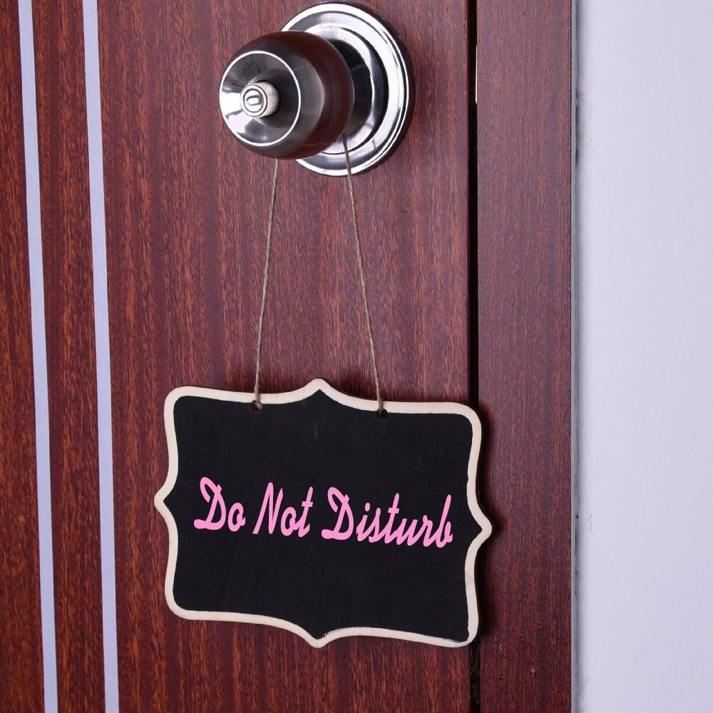 20 Pcs Mini Chalkboards Signs 4.7 X 6.3 Inch Chalkboard Tags Hanging Message view 4