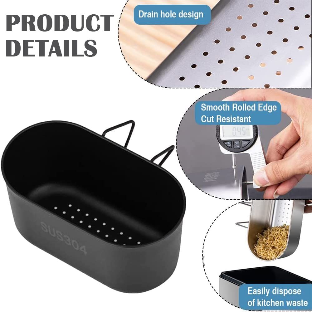 Stainless Steel Sink Drain Strainer Basket view 2