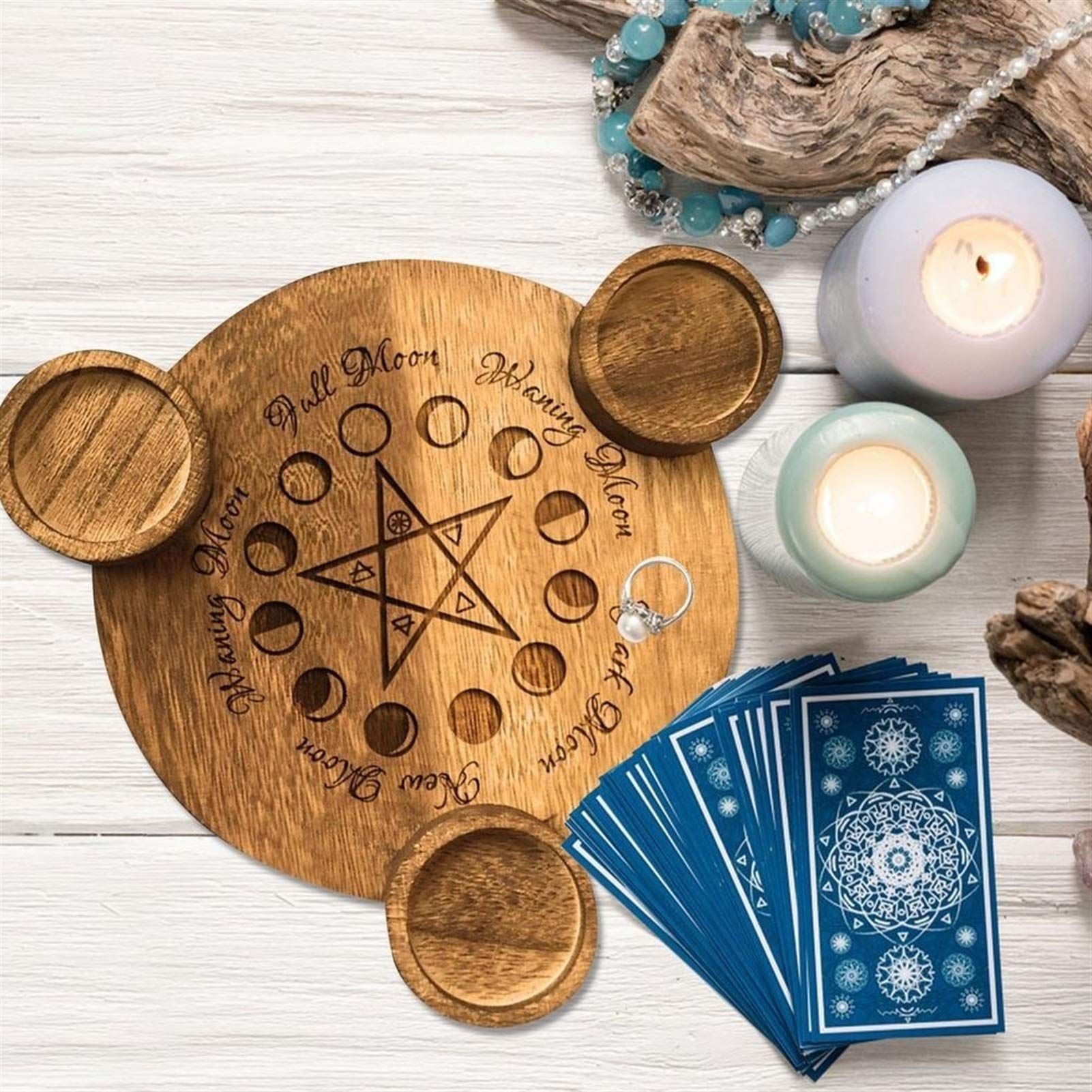 Buffet Candlestick lamp Tarot Candle Holder Durable Unique Candle Tray
