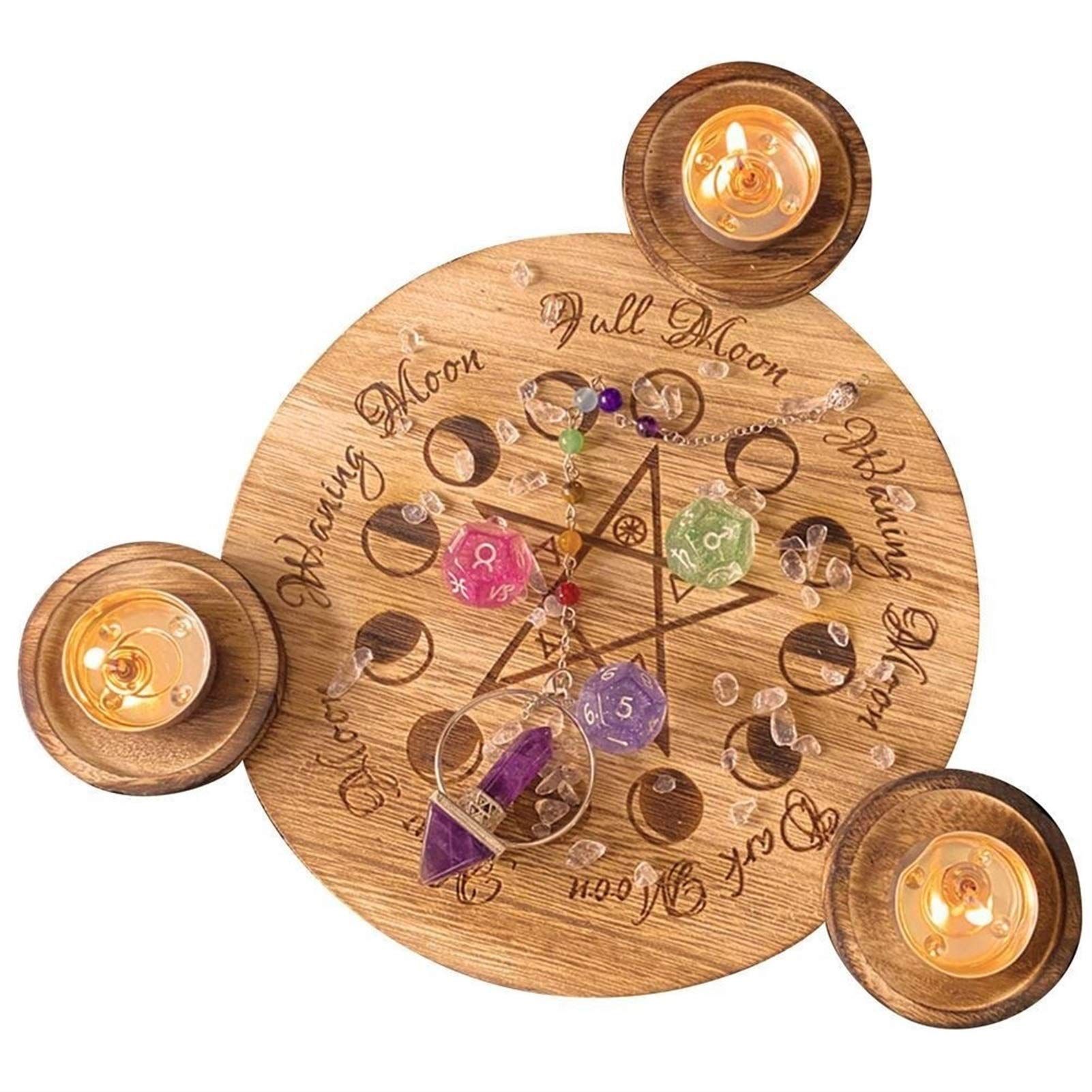 Buffet Candlestick lamp Tarot Candle Holder Durable Unique Candle Tray view 2