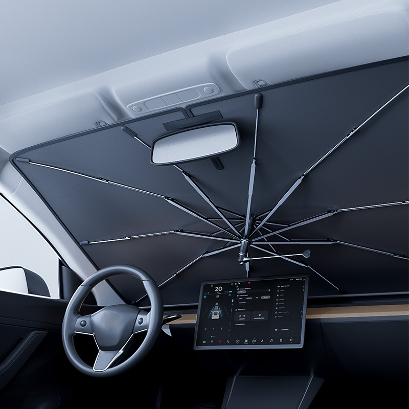 Car Windshield Sun Shade Umbrella view 4