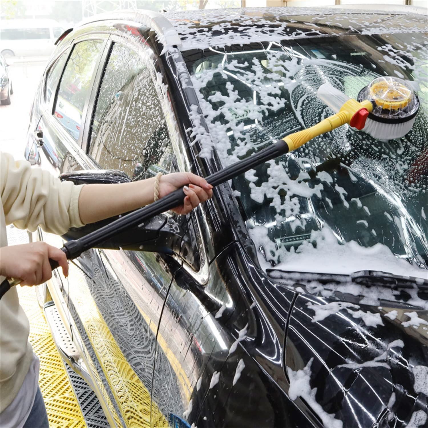 New Auto Rotating Retractable Car Wash Brush