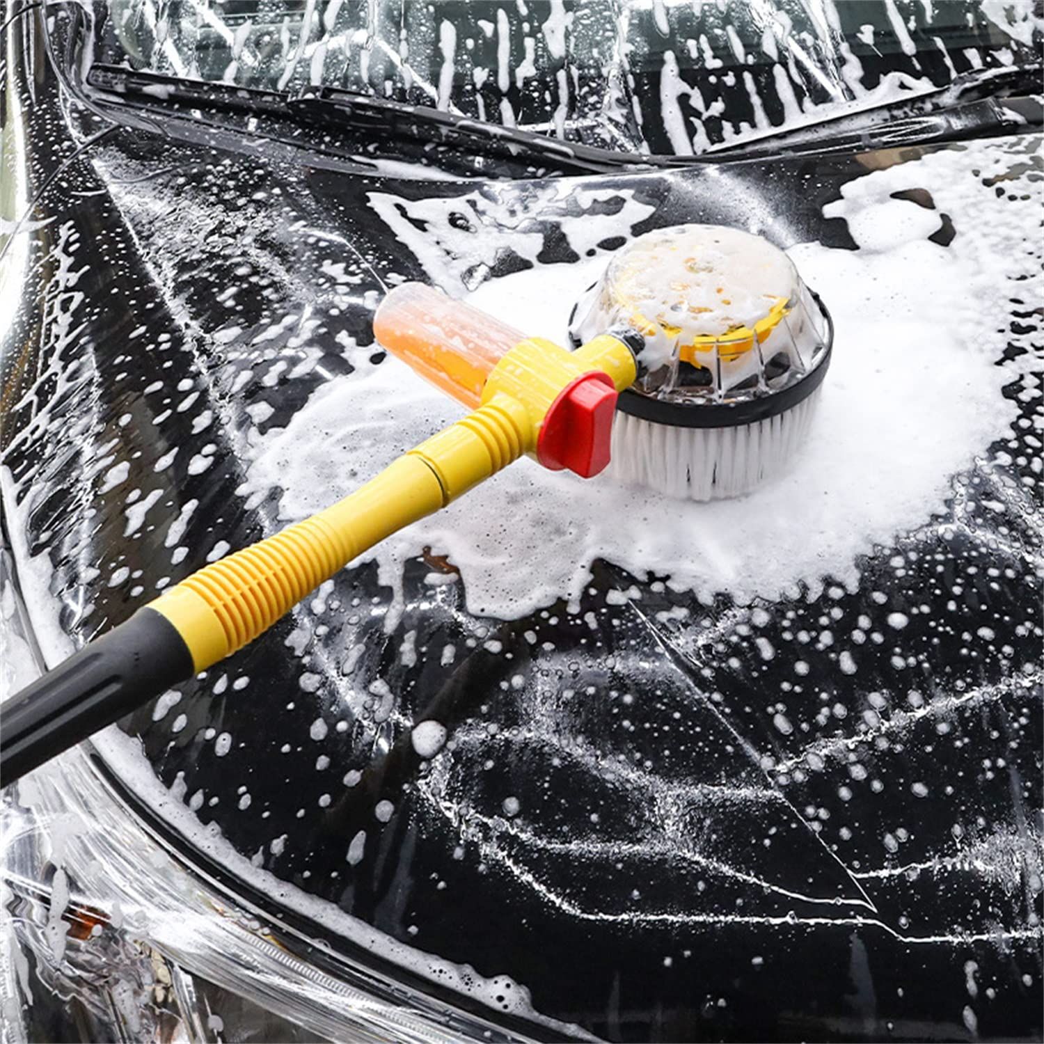 New Auto Rotating Retractable Car Wash Brush view 2