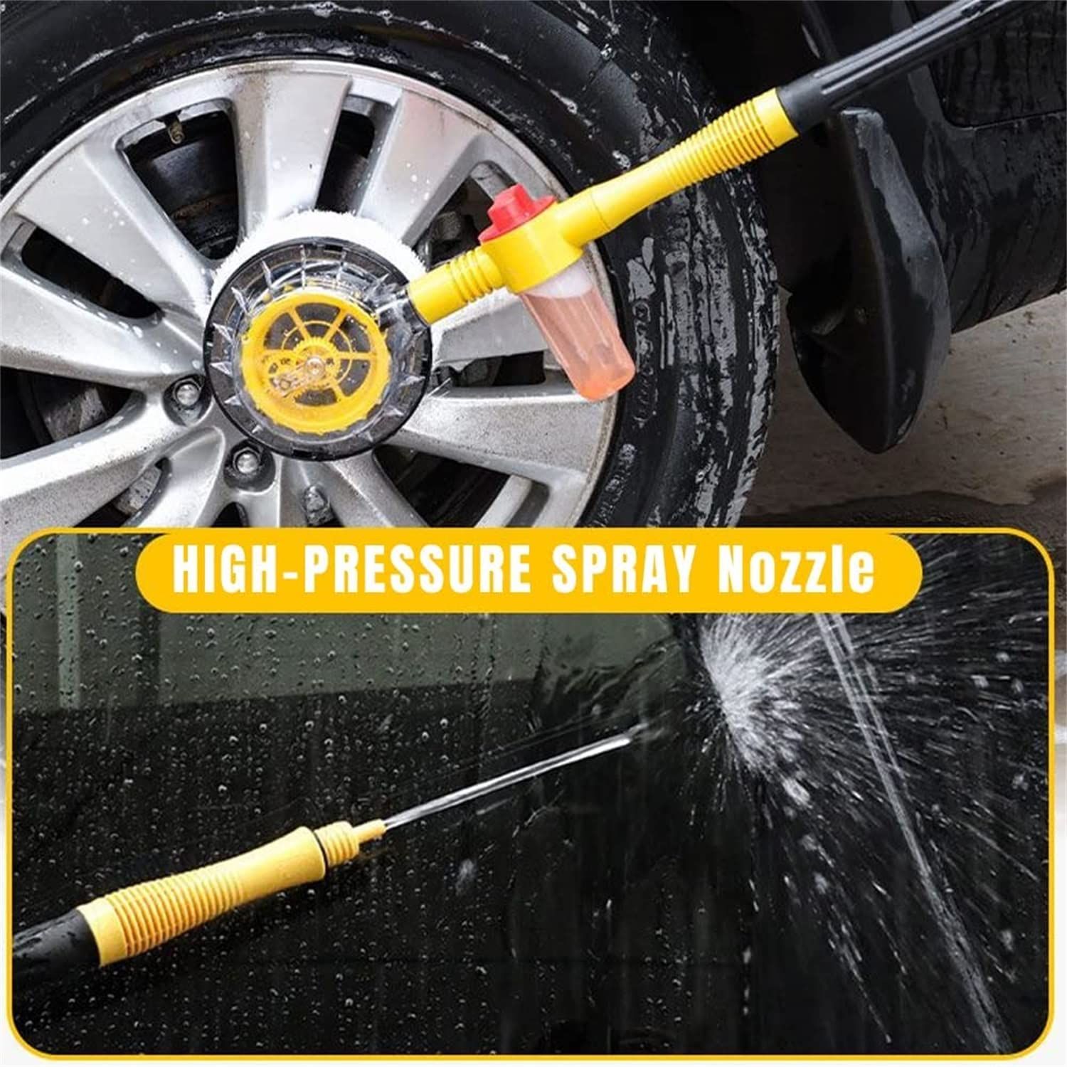 New Auto Rotating Retractable Car Wash Brush view 3