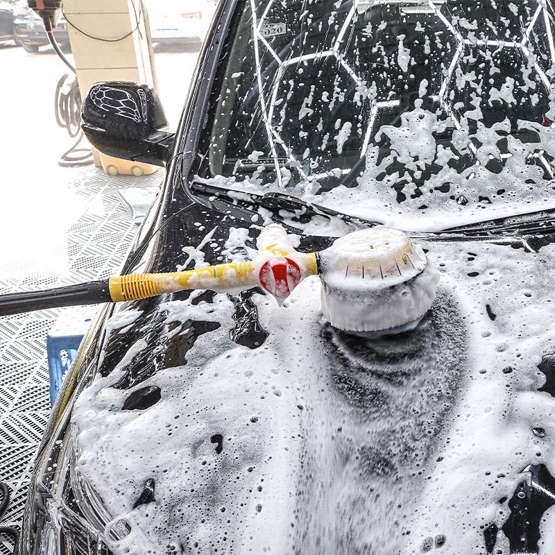 New Auto Rotating Retractable Car Wash Brush view 4