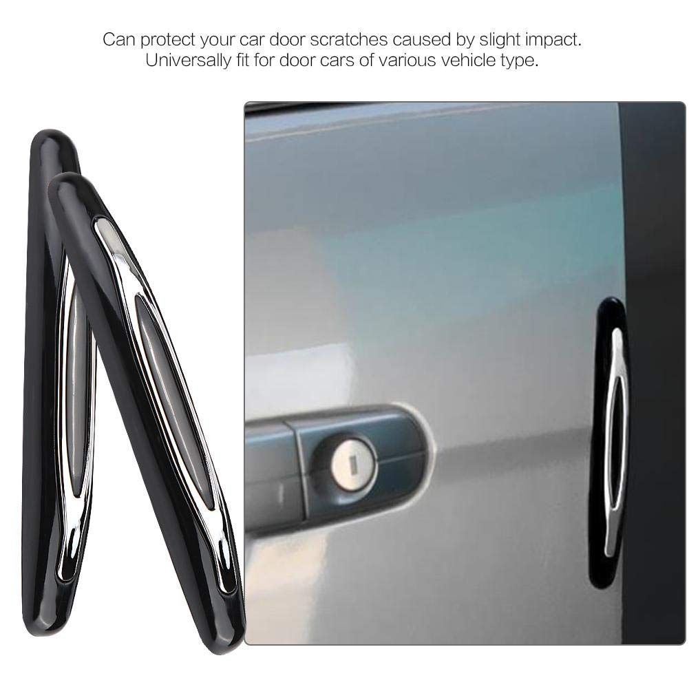 Car Side Door Guard,Universal 4pcs Car Door Guards Trim Cover Strip Corner view 3