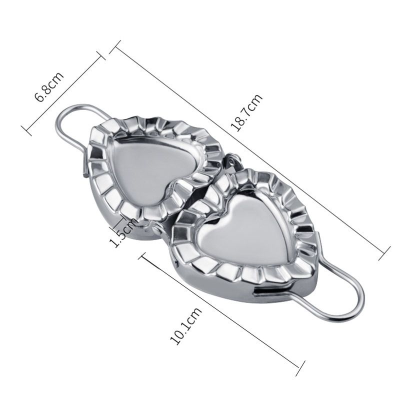 Dumpling Mold Dumpling Press Cutter Pastry Press Manual Pasta Machine Heart