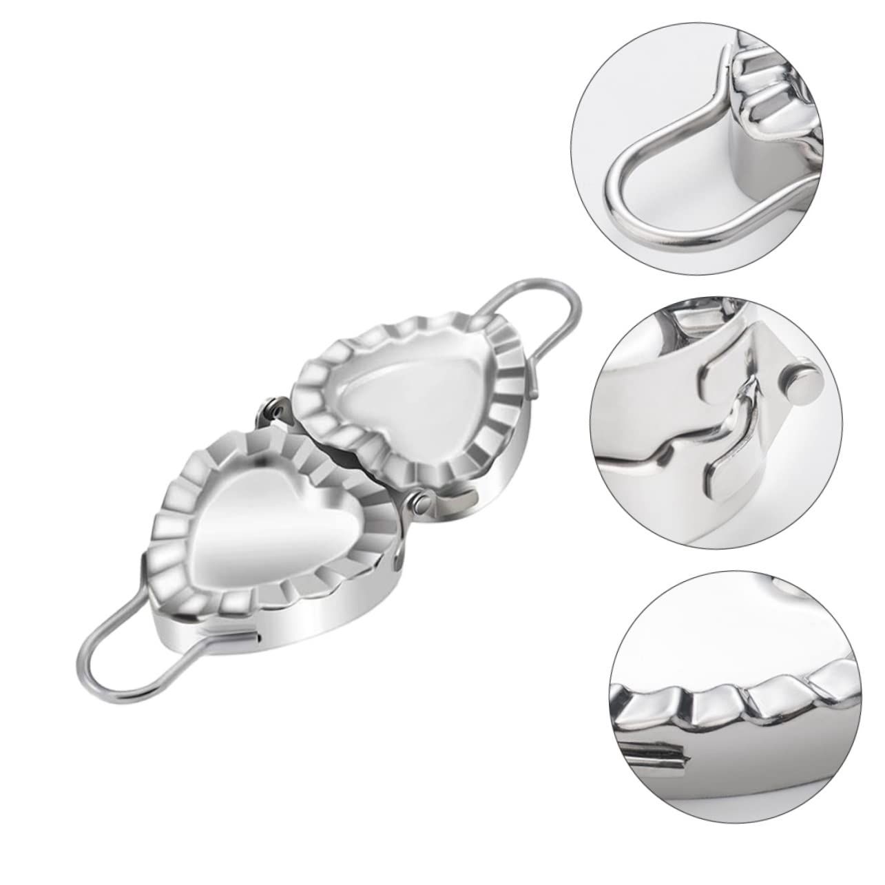 Dumpling Mold Dumpling Press Cutter Pastry Press Manual Pasta Machine Heart view 2