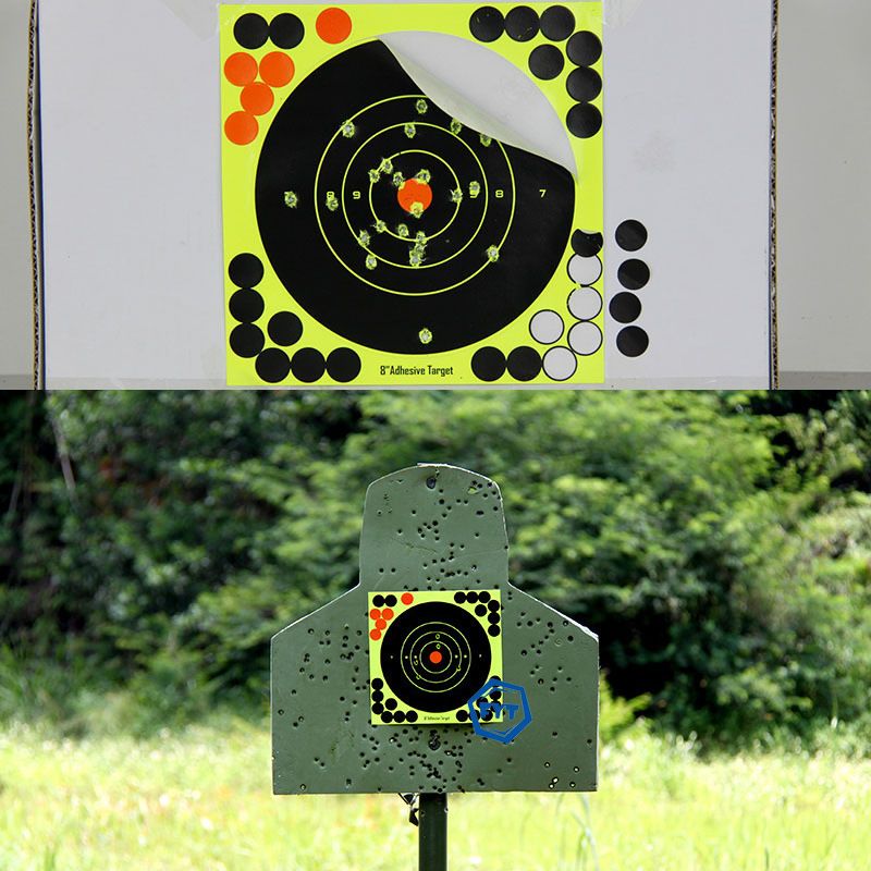 Shooting Targets 20 Pcs Target Paper Splatter Targets Sticks for Hunting