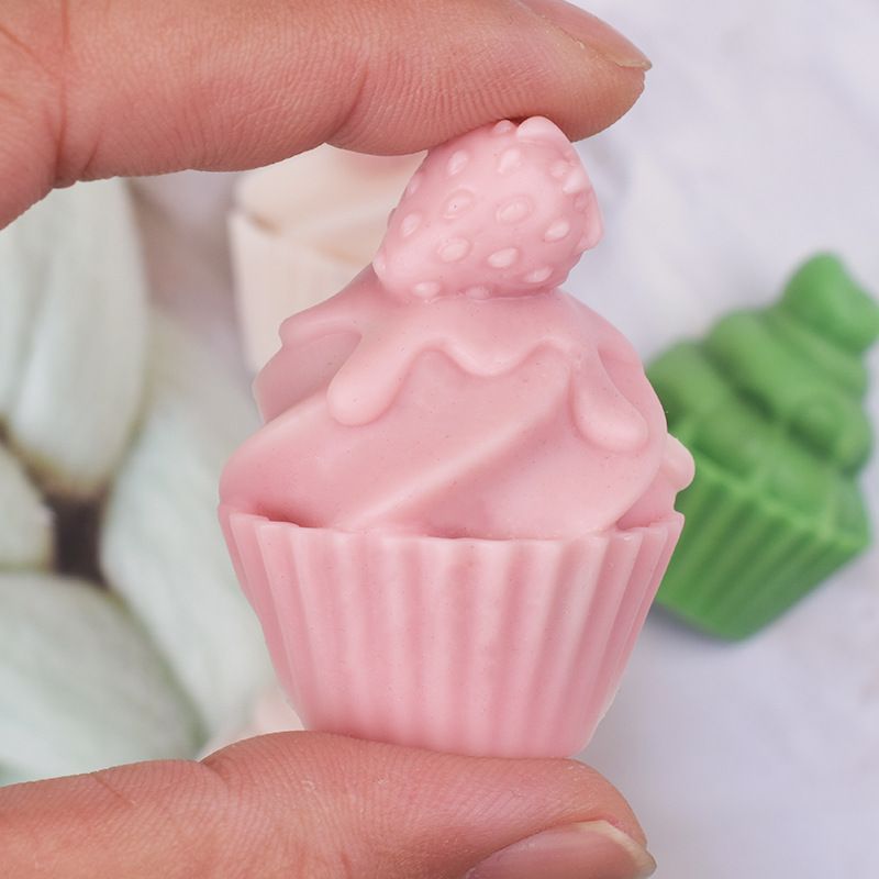 4 Pack Ice Cream Cones Strawberry Silicone Mold Raspberry Cake Raspberry