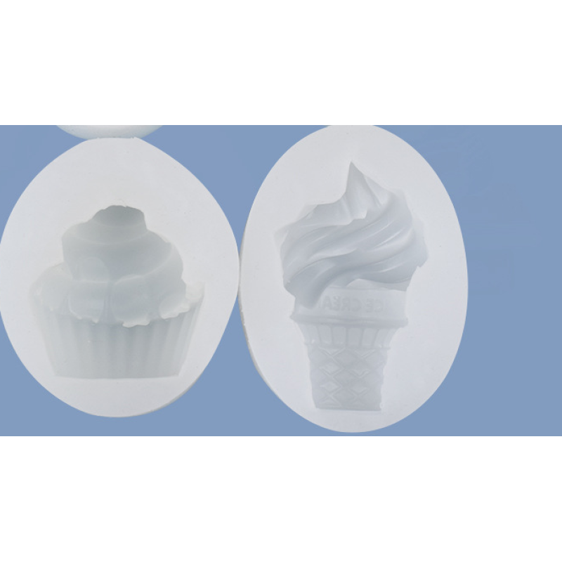4 Pack Ice Cream Cones Strawberry Silicone Mold Raspberry Cake Raspberry view 2